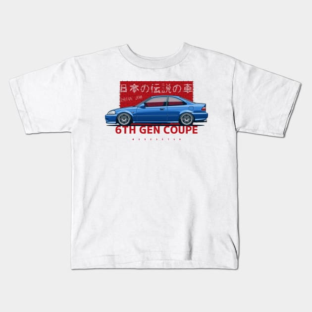 6th gen coupe Kids T-Shirt by Markaryan